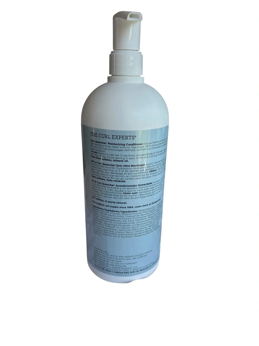 Ouidad Curl Quencher Moisturizing Conditioner 33.8 oz
